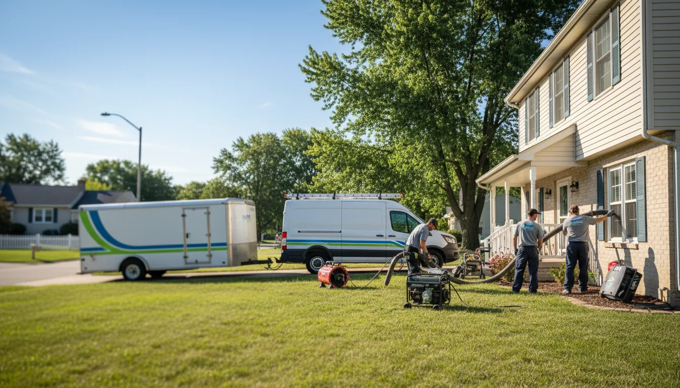 Flooded Basement Restoration And Cleanup With Repair in Wimbledon, ND near me
